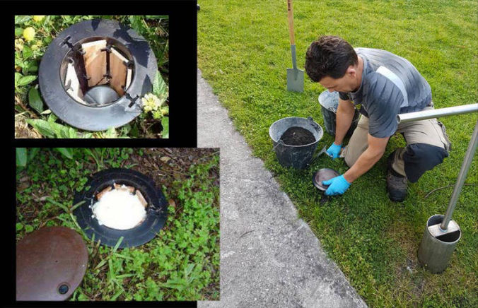 Remplacement de la formulation des pièges à termites